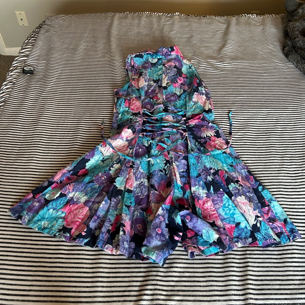 Just Class Floral Skirt Jumper Vintage - Picture 5 of 8